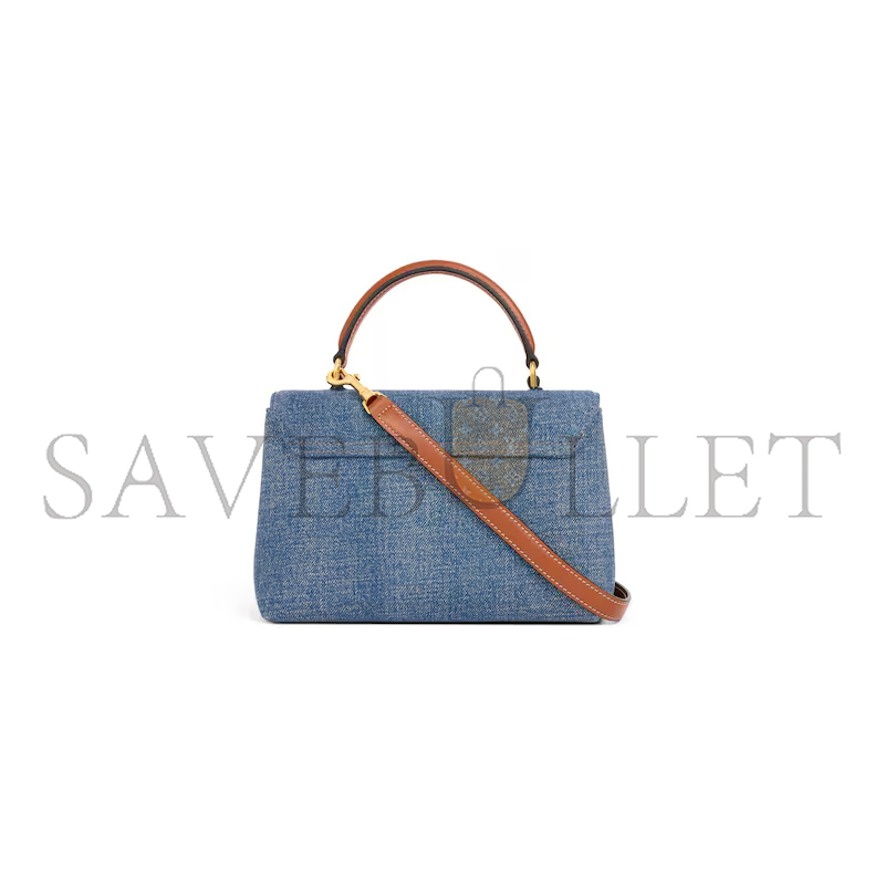 CELINE TEEN NINO BAG IN DENIM 118112GFF.05DT (20.5*13*8cm)